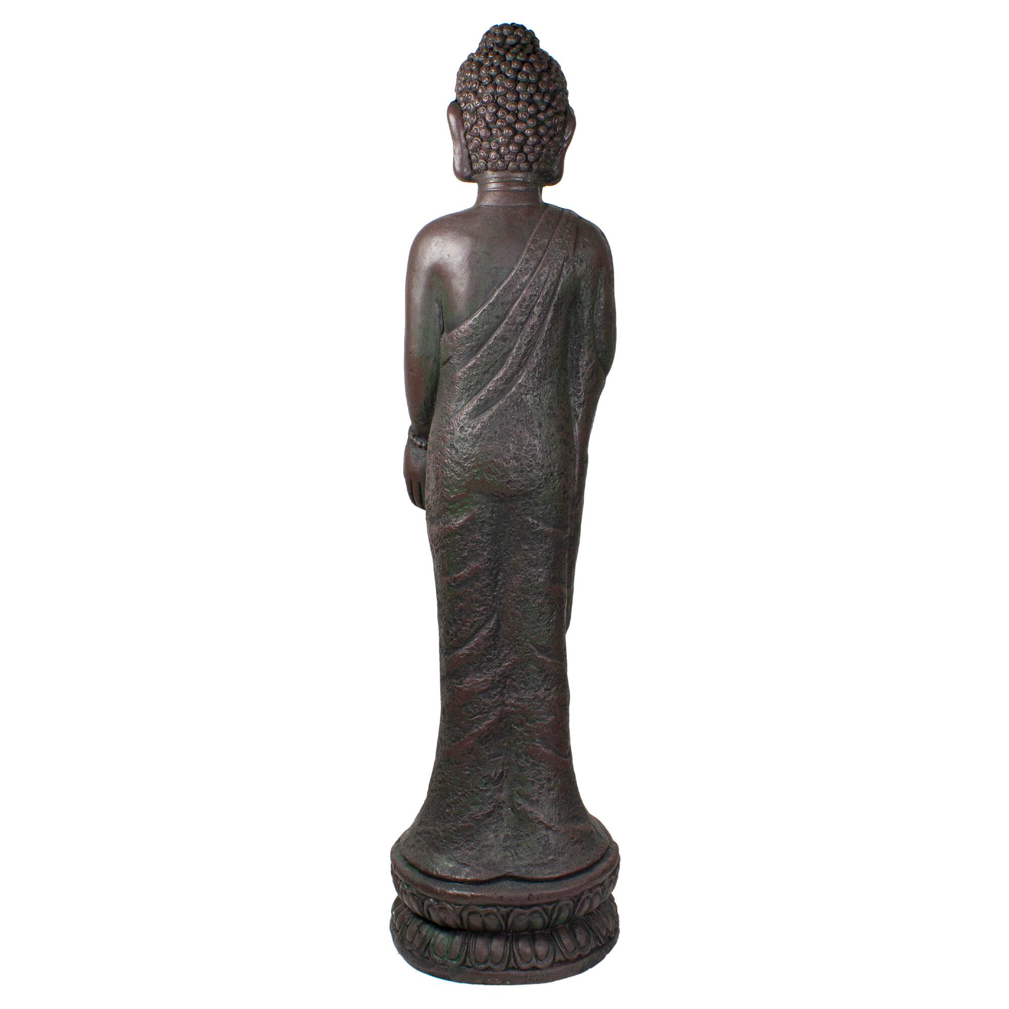 33" Standing Buddha Outdoor Garden Statue